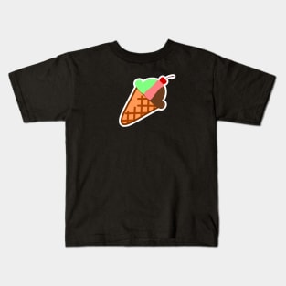 Chocolate Cherry Pistachio Spumoni Dessert Ice Cream Kids T-Shirt